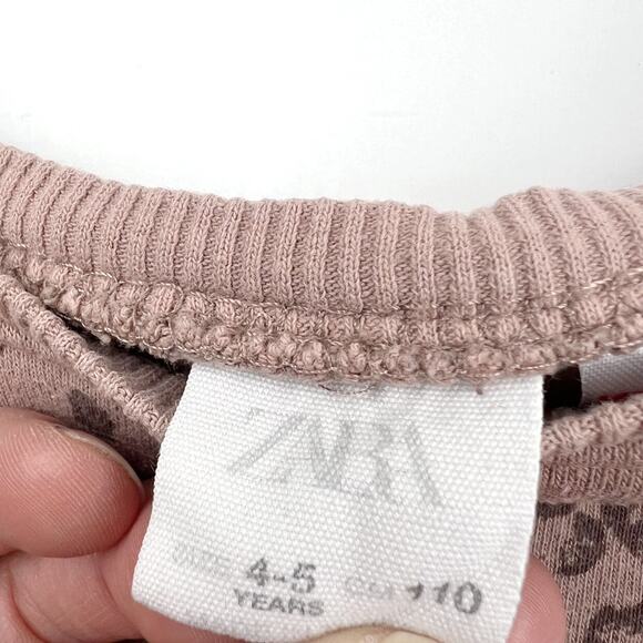 Zara Leopard Print Sweatshirt - Picture 4 of 5